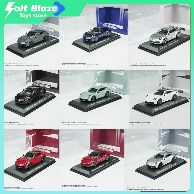 Model Kit Porsche 911 - Minichamps 1/64 porsche 911 (992.2) carrera