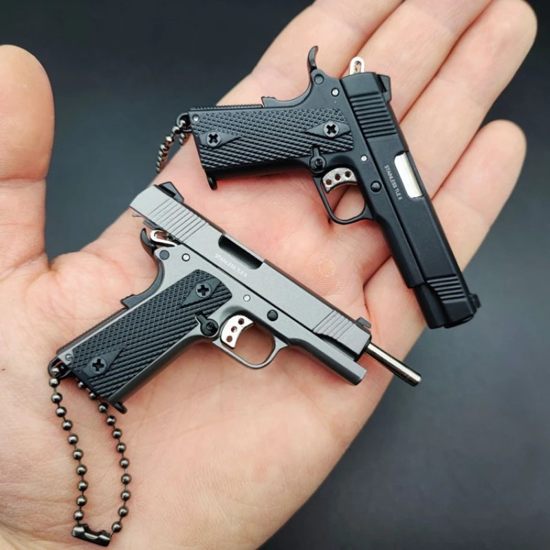 Model Kit Revolver - Miniatura de Arma de Metal Escala