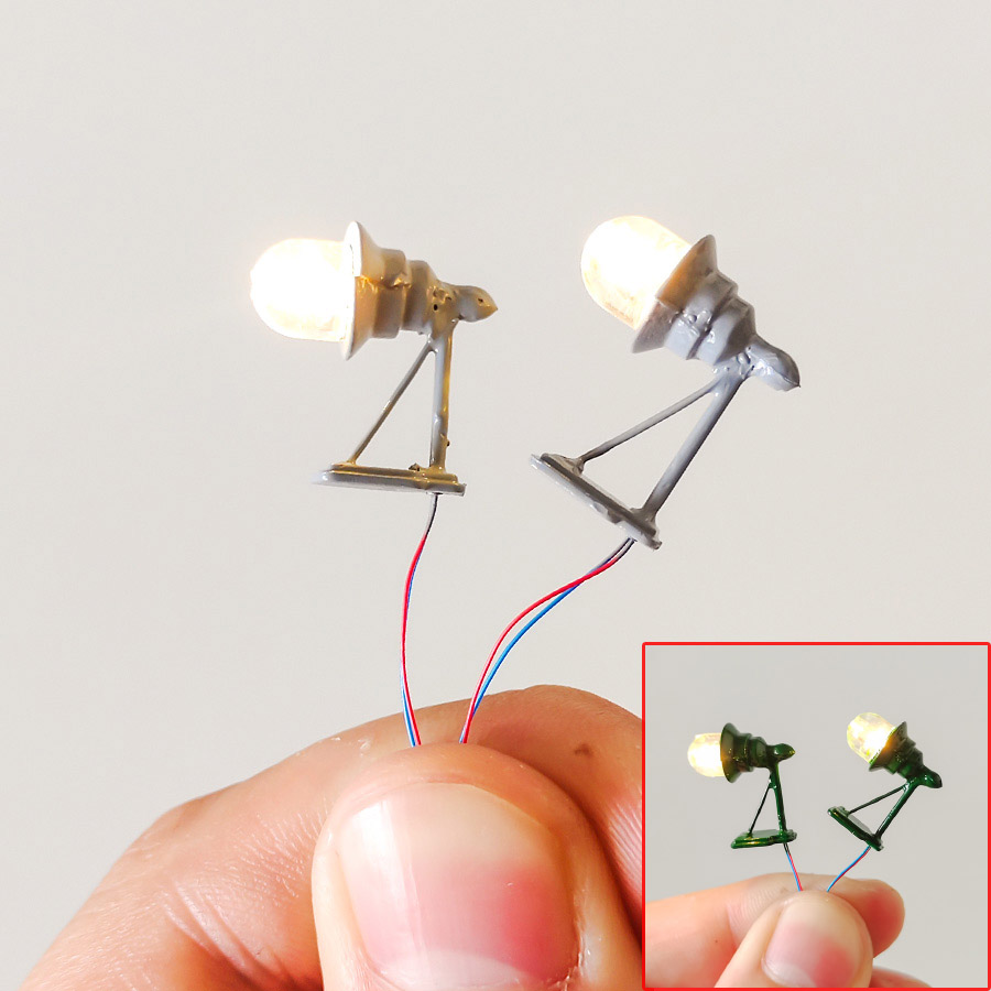 Model Kit Wall E - 2 pçs em miniatura 3v luzes