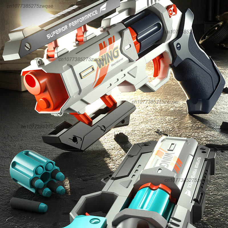 Model Kit Revolver - Revólver de 6 Tiros com Acionamento