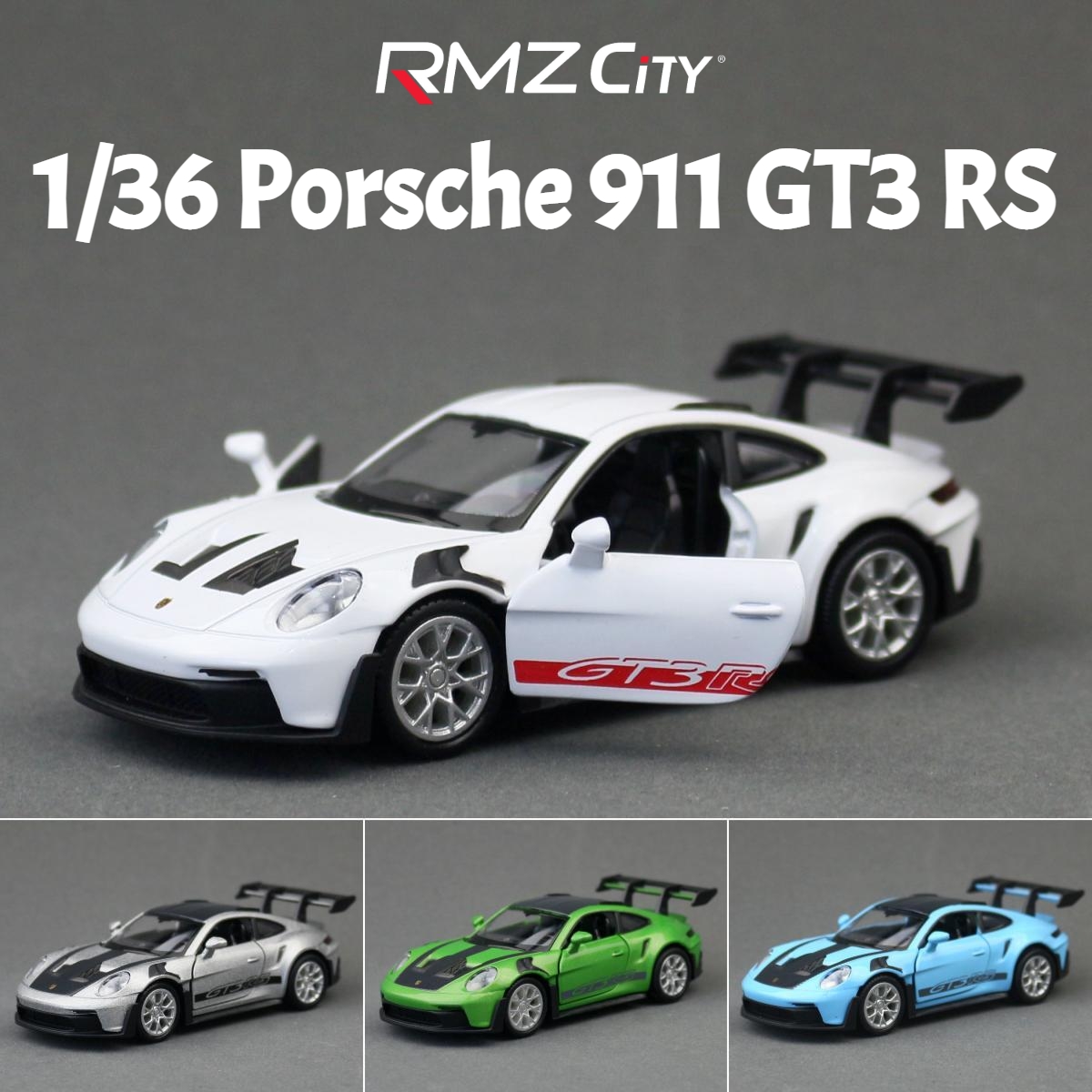 Model Kit Porsche 911 - 1/36 porsche 911 gt3 rs modelo