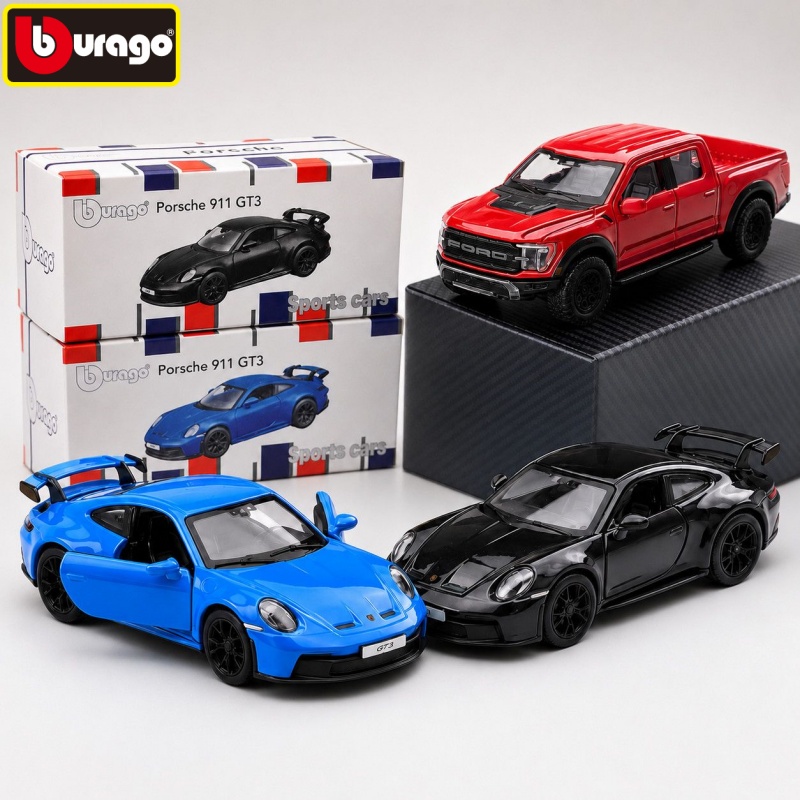 Model Kit Porsche 911 - BBURAGO 1:64 Porsche 911 GT3 Modelo