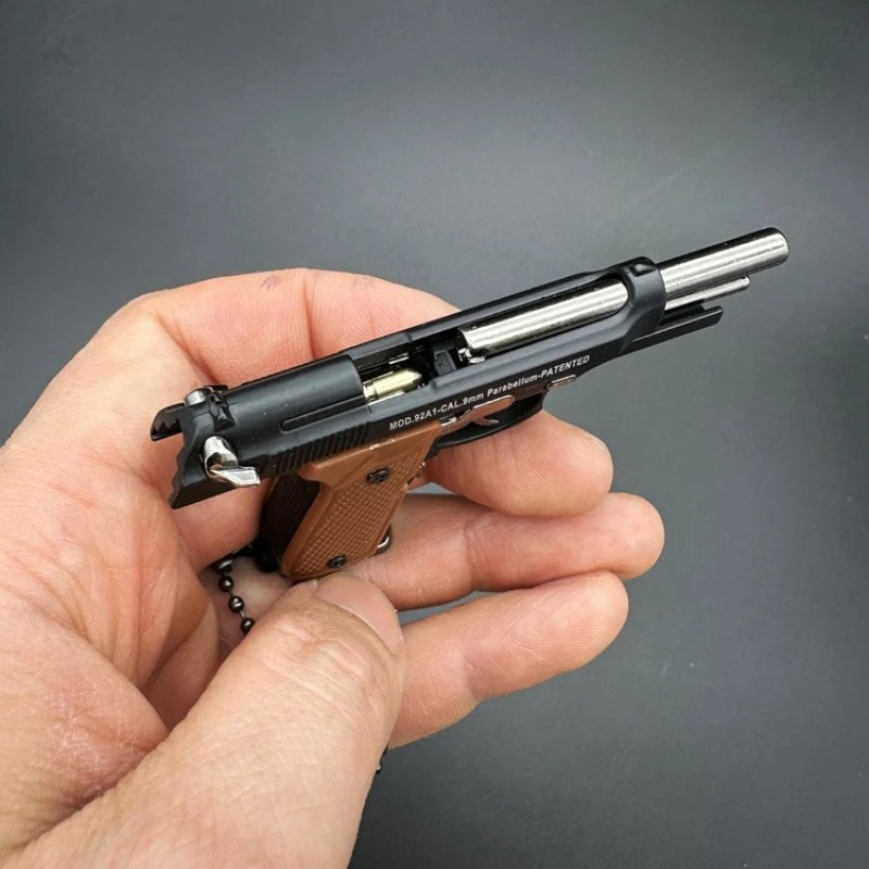Mini pistola de brinquedo em l - Model Kit Revolver avaliação e preço