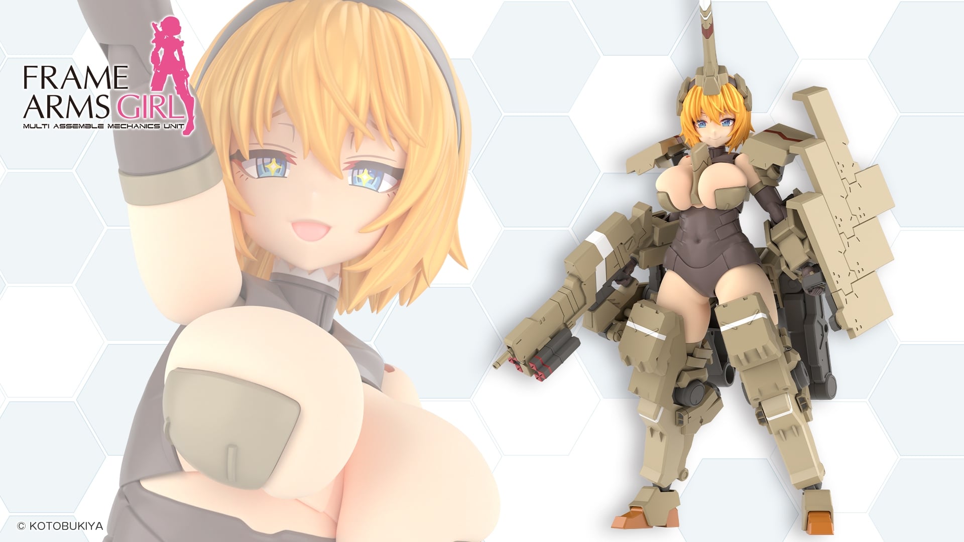 Original Kotobukiya Frame Arms - Model Kit Waifu avaliação e preço