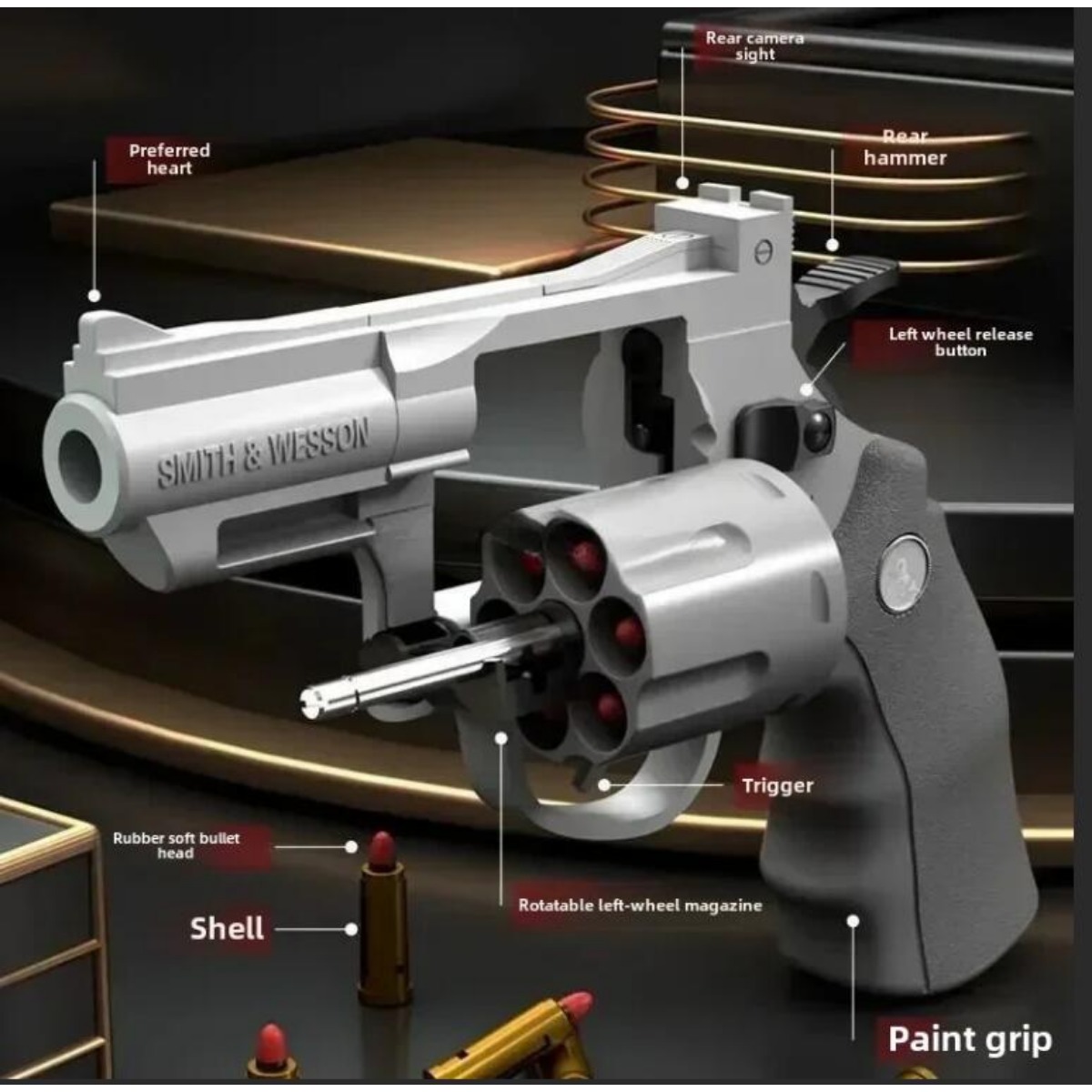 Fogo contínuo zp5 357 revólver - Model Kit Revolver avaliação e preço