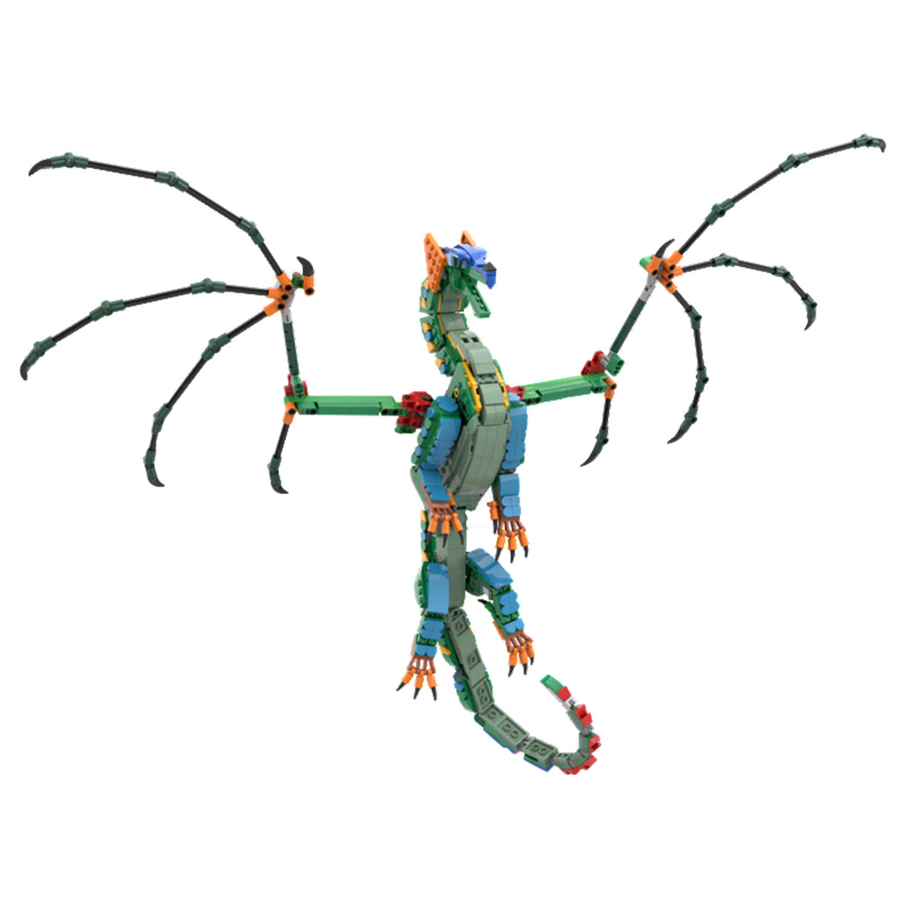 Blocos de Montar MOC RainWing: - Model Kit Dragon avaliação e preço