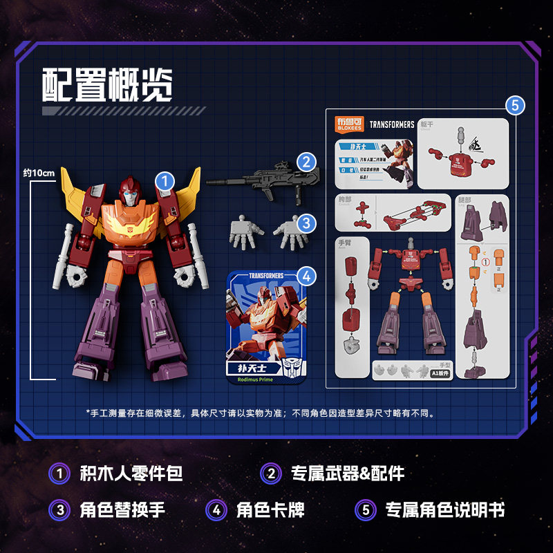 Brinquedos Transformers Blokee - Model Kit Rodimus avaliação e preço