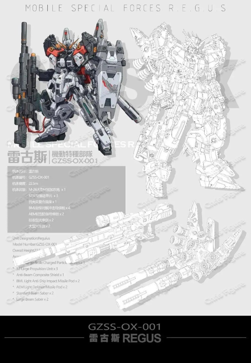 Em Estoque ZZA REGUS GZSS-OX-0 - Model Kit Regus avaliação e preço