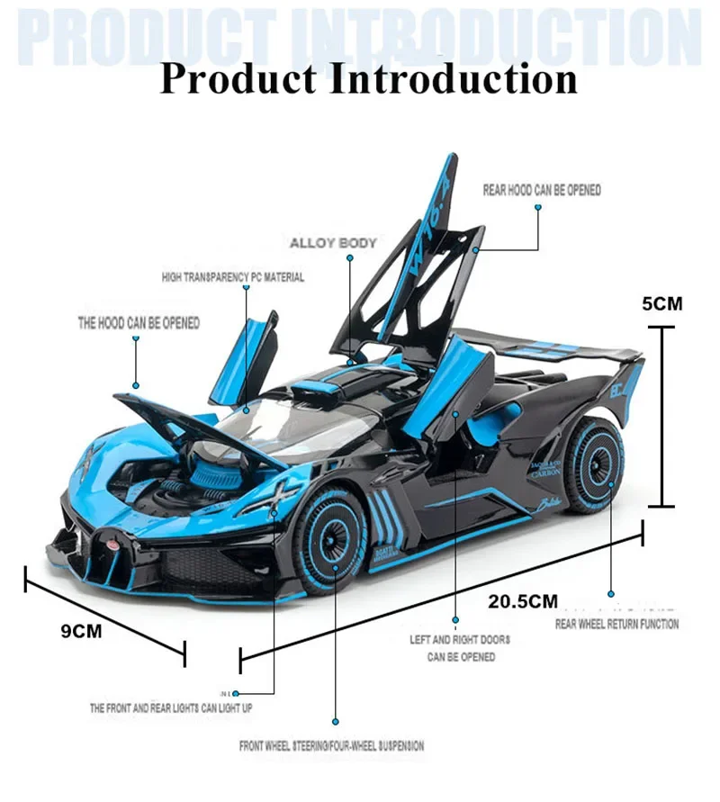 Alloy Bugatti Bolide Carro esp - Model Kit Porsche 911 avaliação e preço